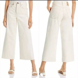 Rag and Bone Maya High Rise Ankle Wide Leg